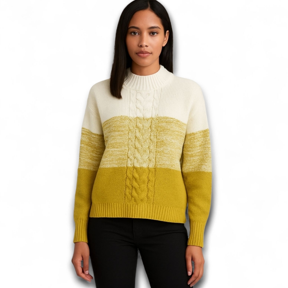 OPHELIA ROE Colorblock Sweater